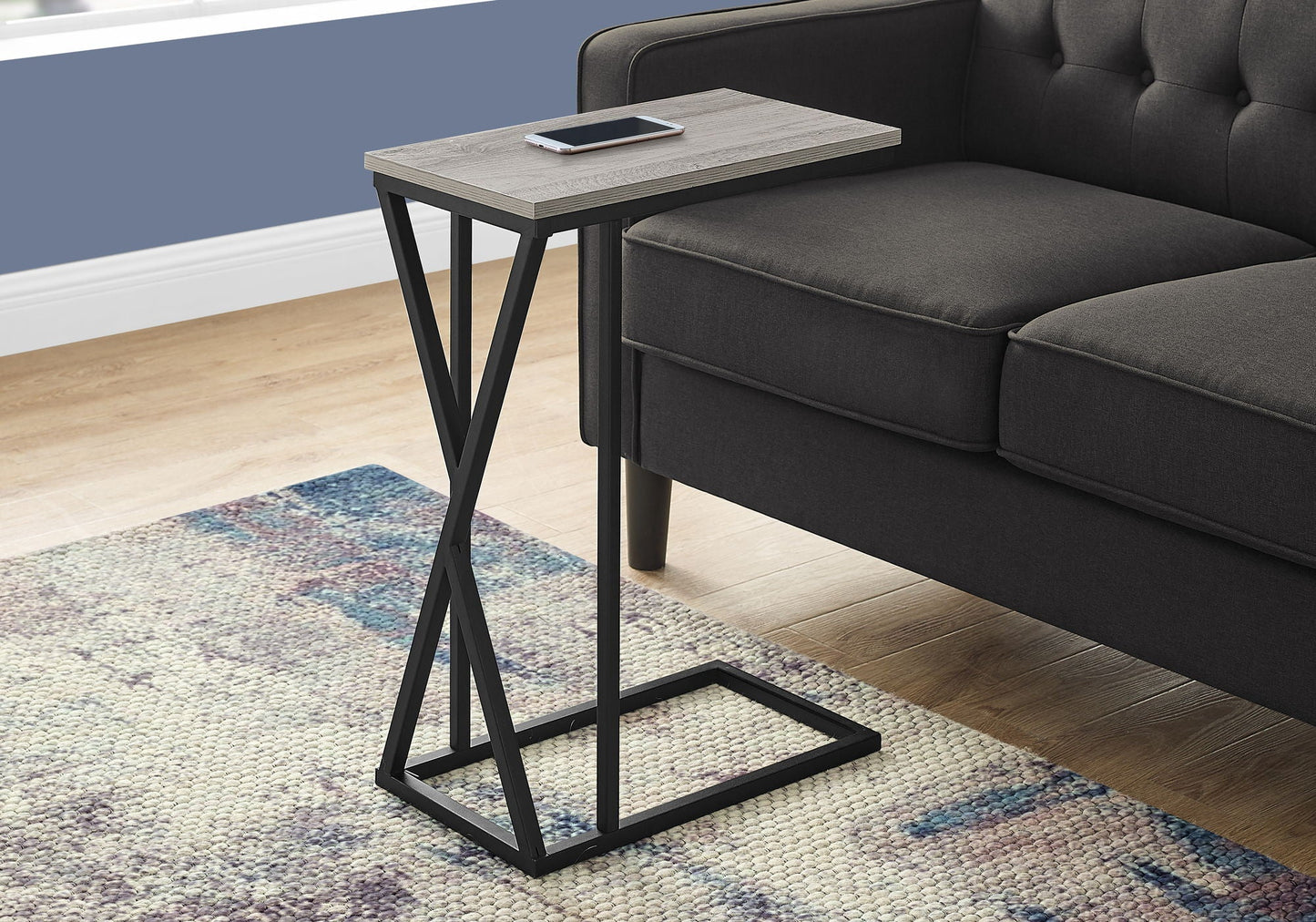 Accent Table C-Shaped - Contemporary Modern