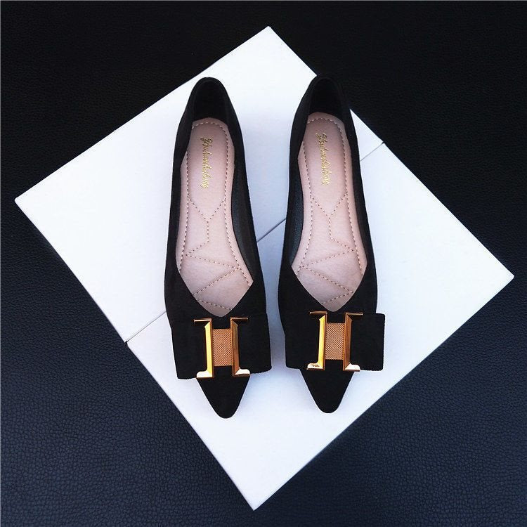 Comfortable And Versatile Low-cut Womens Flats
