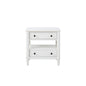 Open Nightstand With 2 Drawers