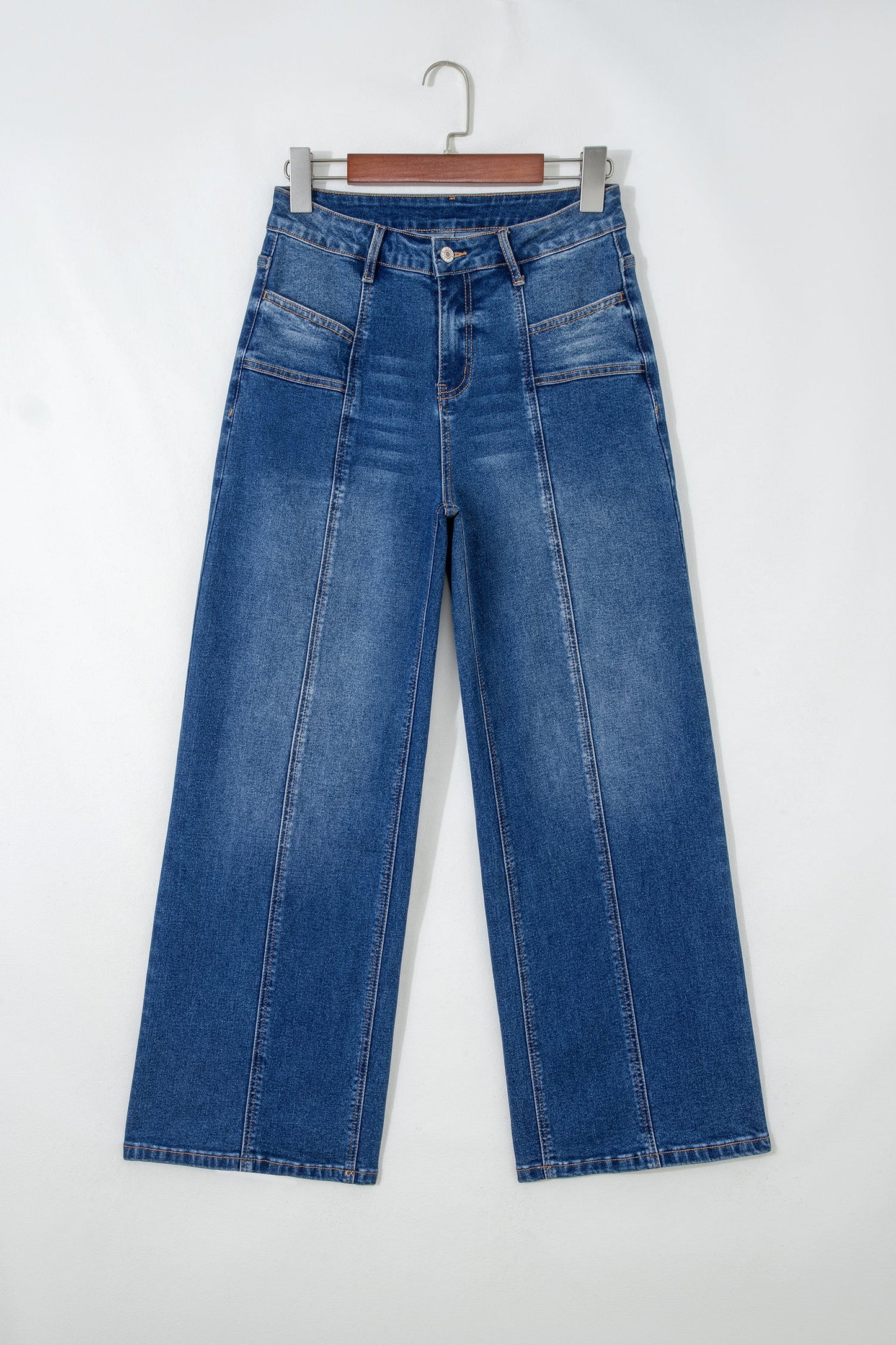 Yusra Seam Detail Shift Jeans
