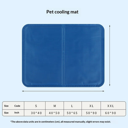 Water-wave-pattern Pet Gel-sponge Cooling Mat