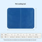 Water-wave-pattern Pet Gel-sponge Cooling Mat