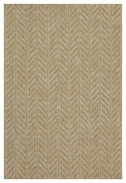Earth GC_NTL1014 Jute/White Indoor/Outdoor Area Rug