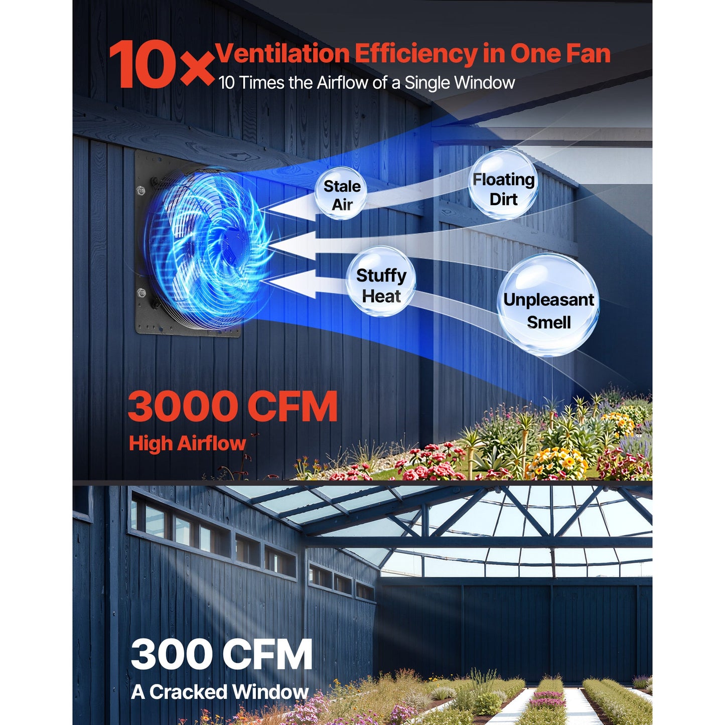 16 Inch Shutter Exhaust Fan