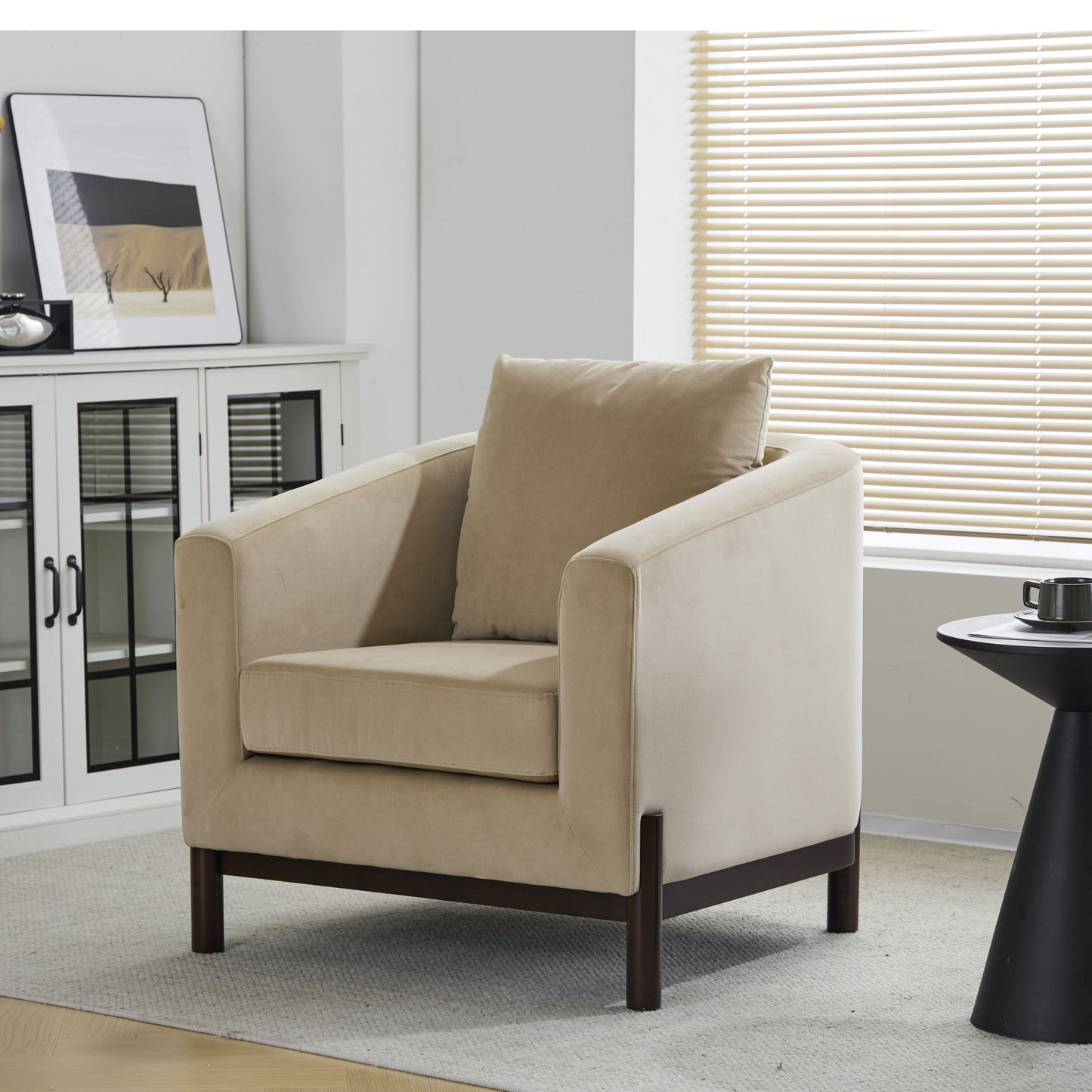 Anurudh Barrel Club Upholstered Chair
