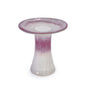 Birdbath For Patio, Garden - White / Pink