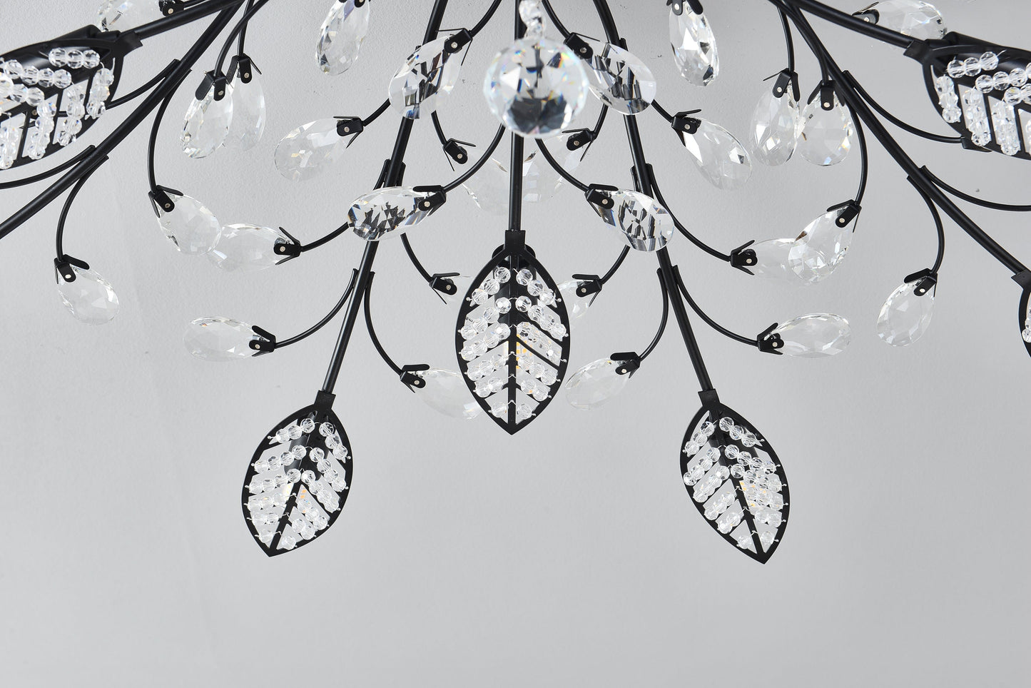 15-Light Chandelier Crystal Ceiling Lamp
