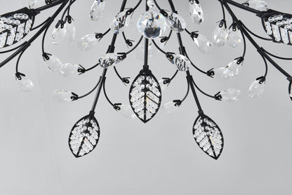 15-Light Chandelier Crystal Ceiling Lamp