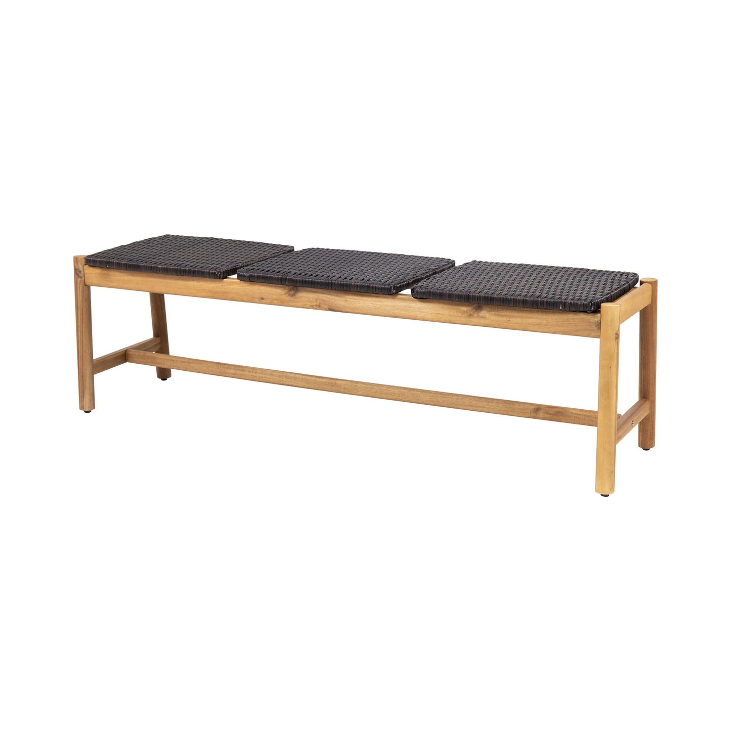 Cambria Rustic 3 Seater Bench - Teak