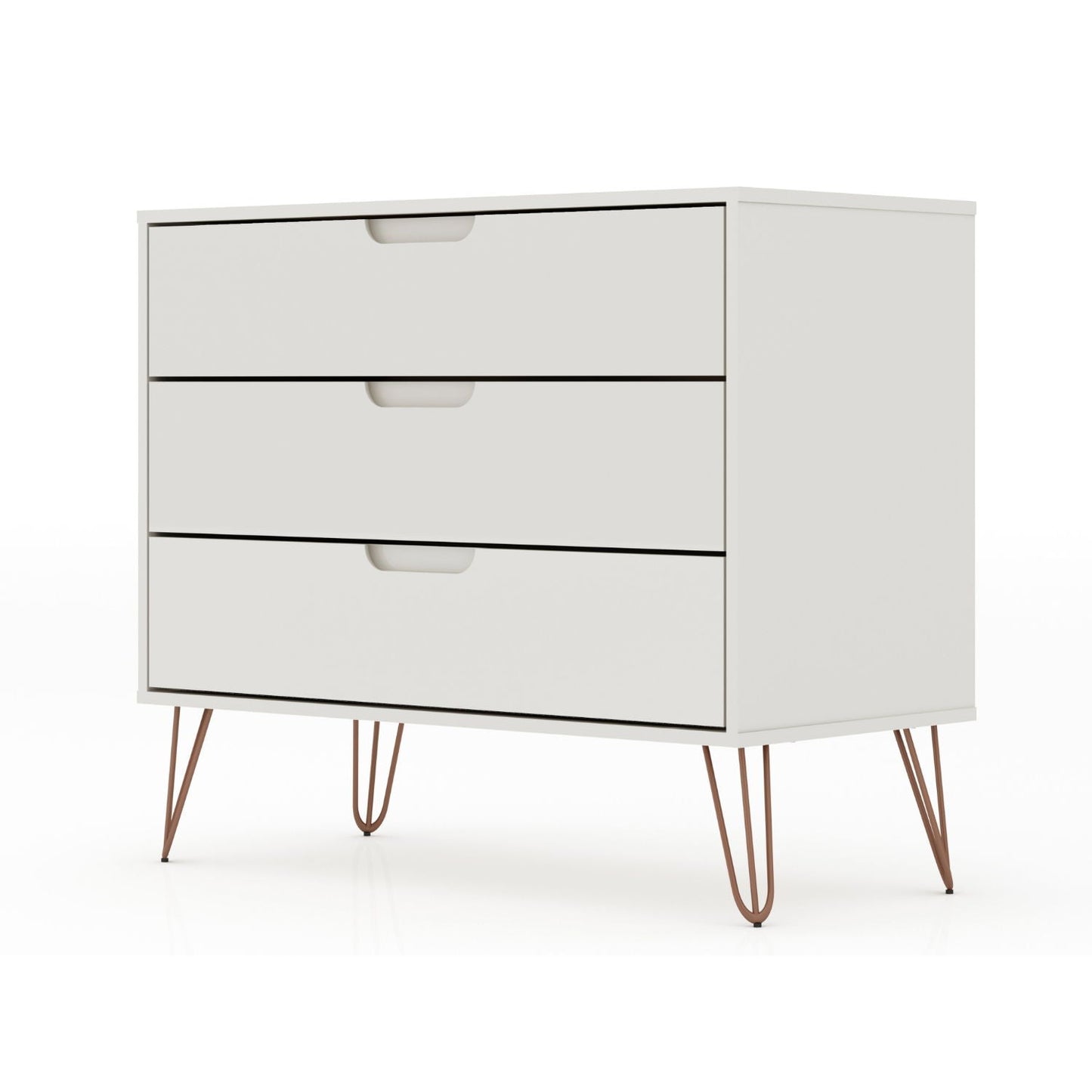 Rockefeller - Dresser & 3 Drawer - Off White