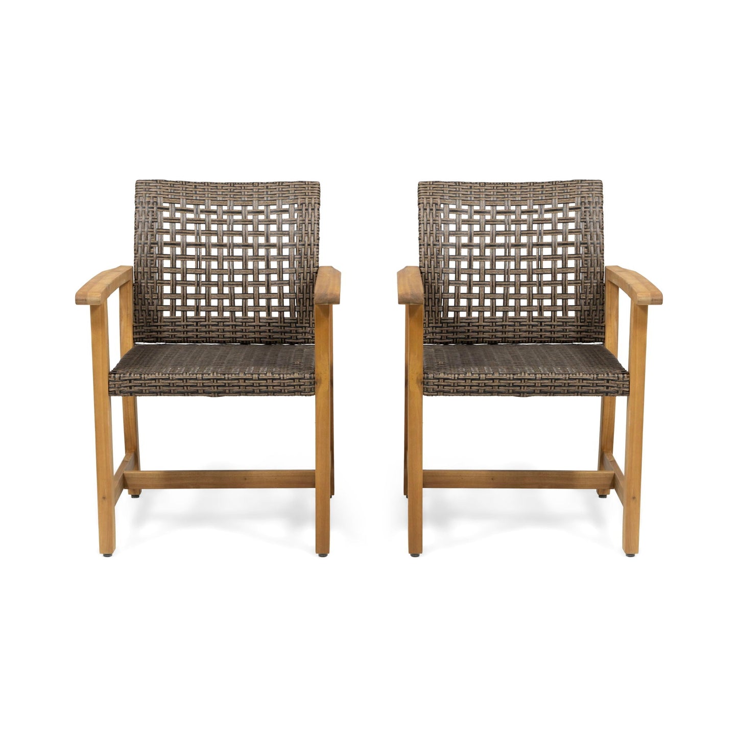 Hampton Dining Chair Set of 2 - Brown