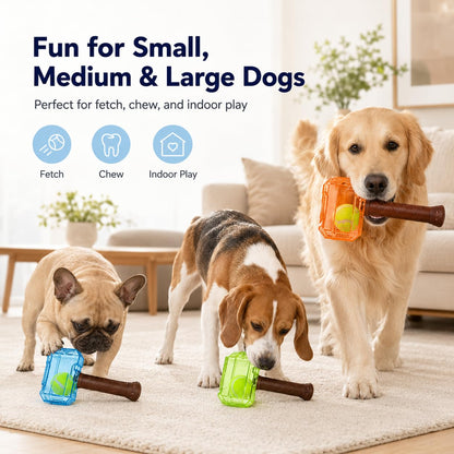 Tennis Ball In Bottle Interactive Dog Chew Toy For Medium And Large Breeds