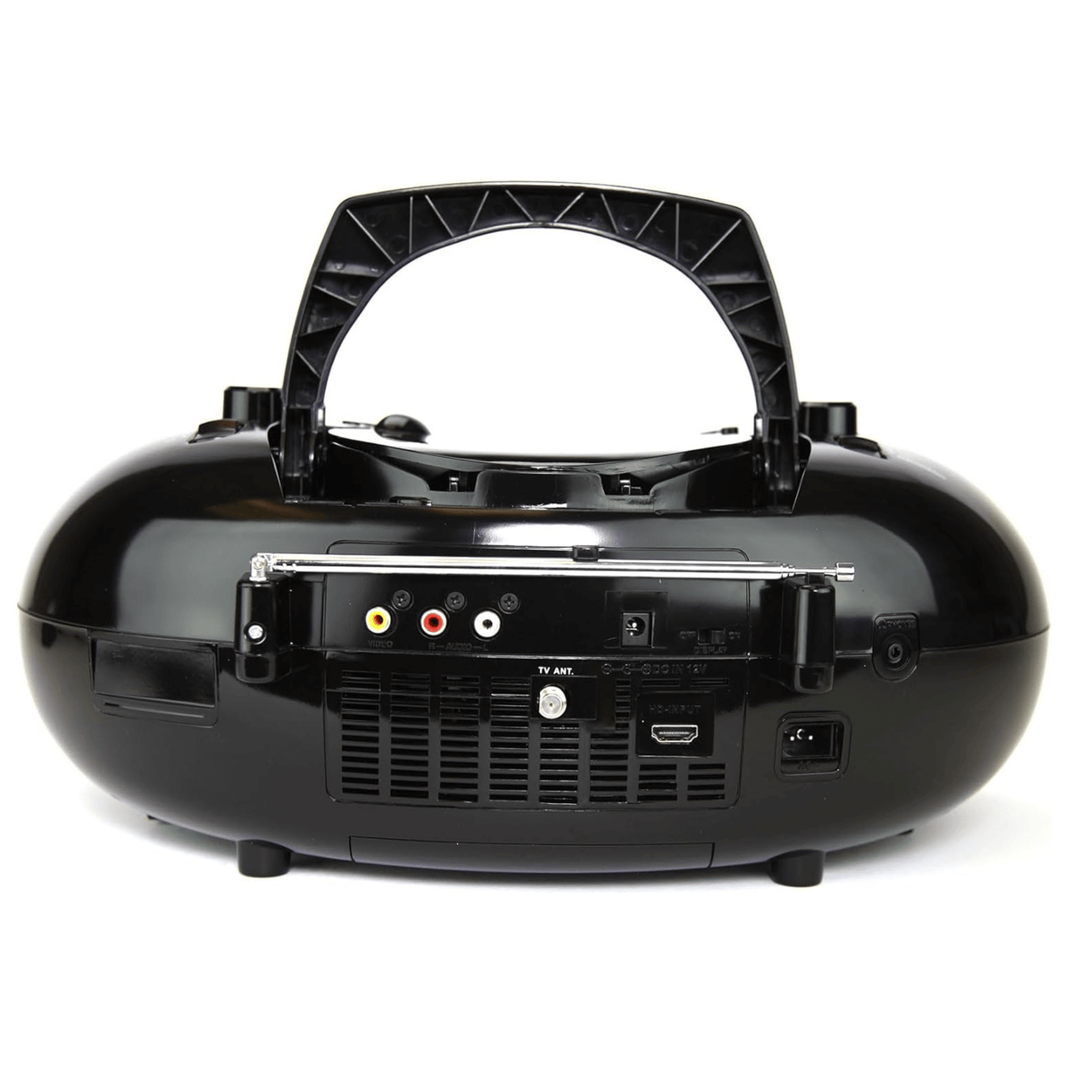 Emerson 7" Bluetooth DVD Boombox w AMFM Radio, Stereo Speakers & Multi-Media