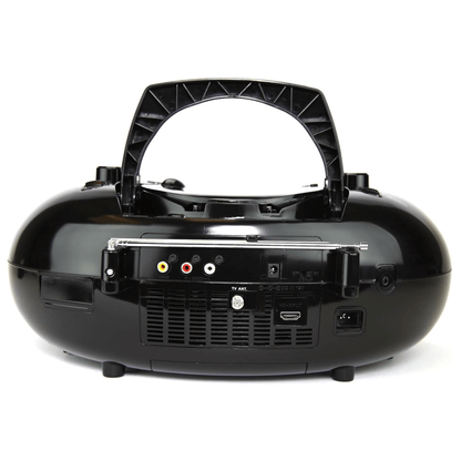 Emerson 7" Bluetooth DVD Boombox w AMFM Radio, Stereo Speakers & Multi-Media