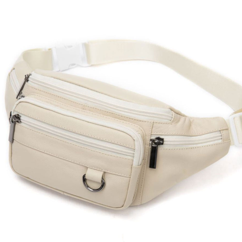 High-end Full-grain Leather Chest Bag