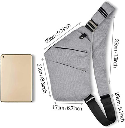 Fanny pack Crossbody bag, - Anti-theft Crossbody bag Unisex, Travel Sports Convenient Shoulder Crossbody bag
