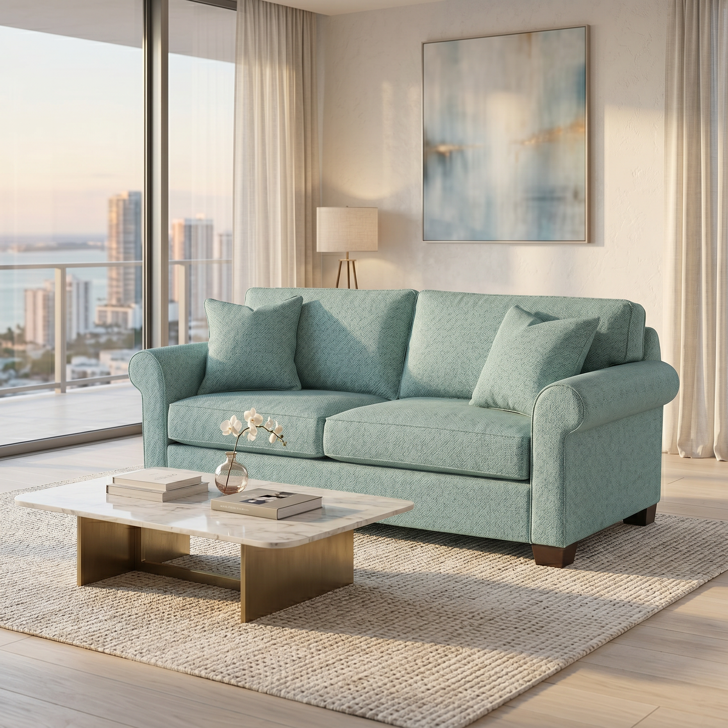 Irlanda Sofa – Made in USA, Custom Fabric Options
