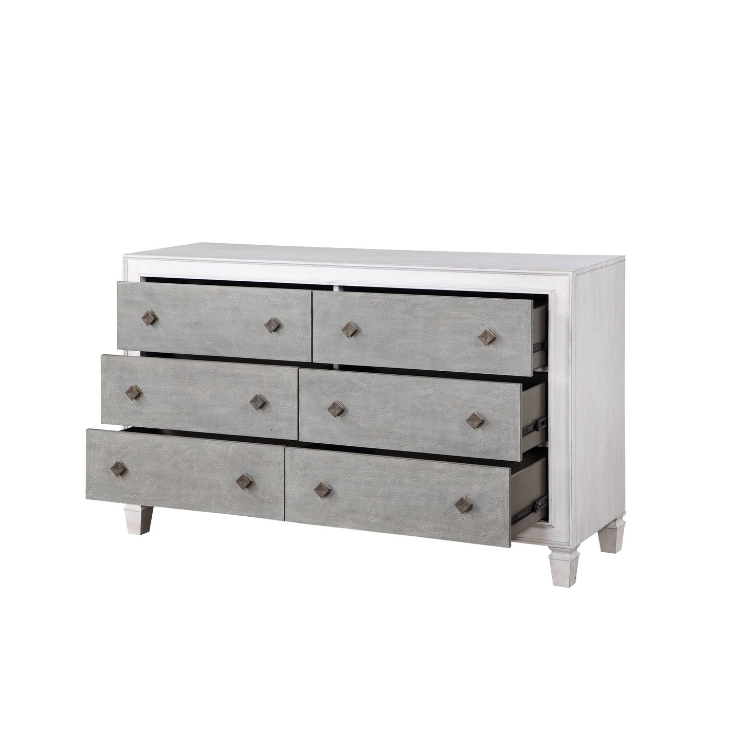 Katia Weathered Dresser - White