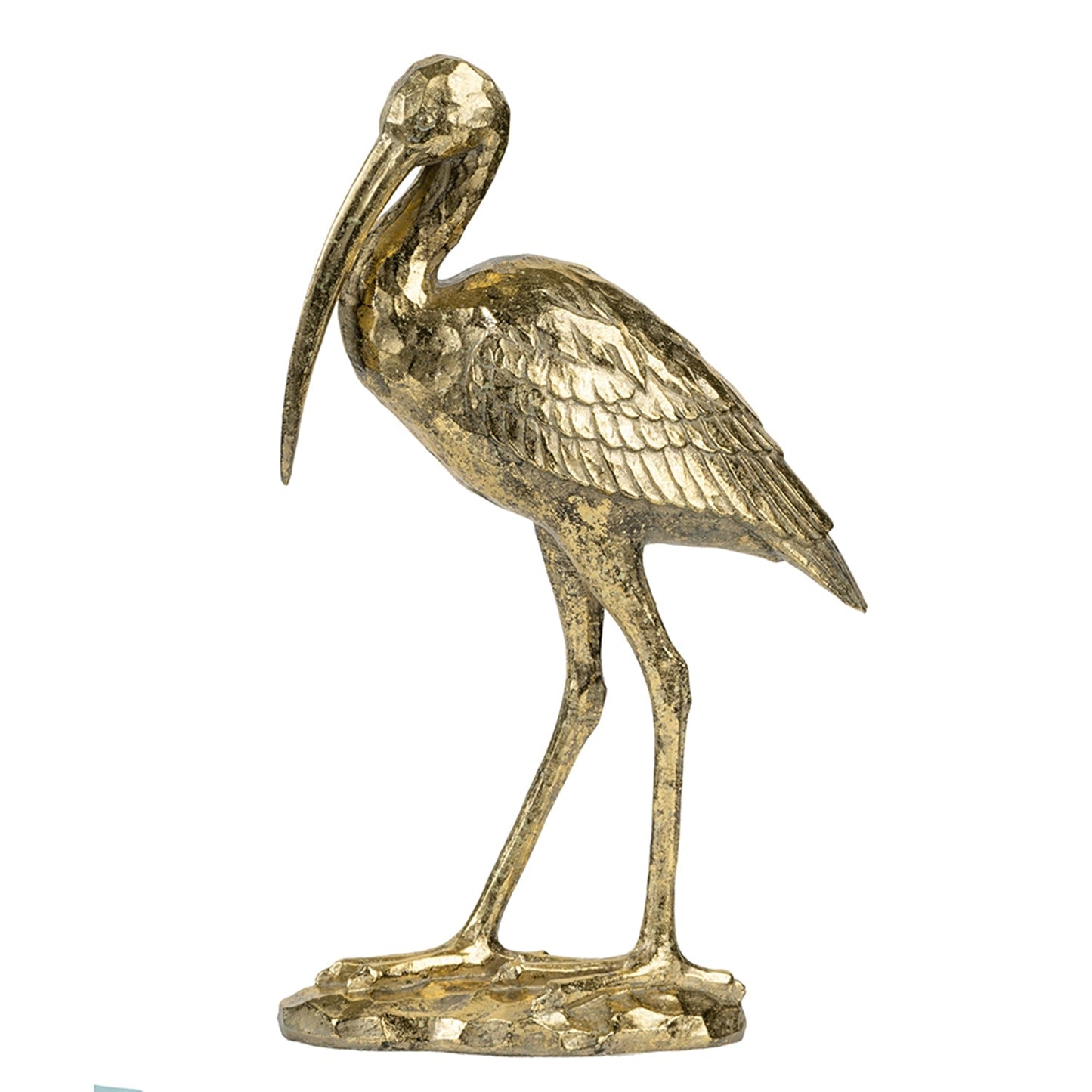 10x15.9x3.7" Standing Crane Figurine