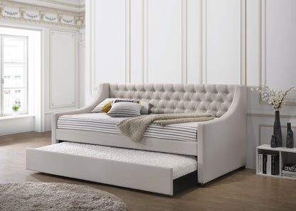 Lianna Fog Fabric Daybed with Trundle (Twin)