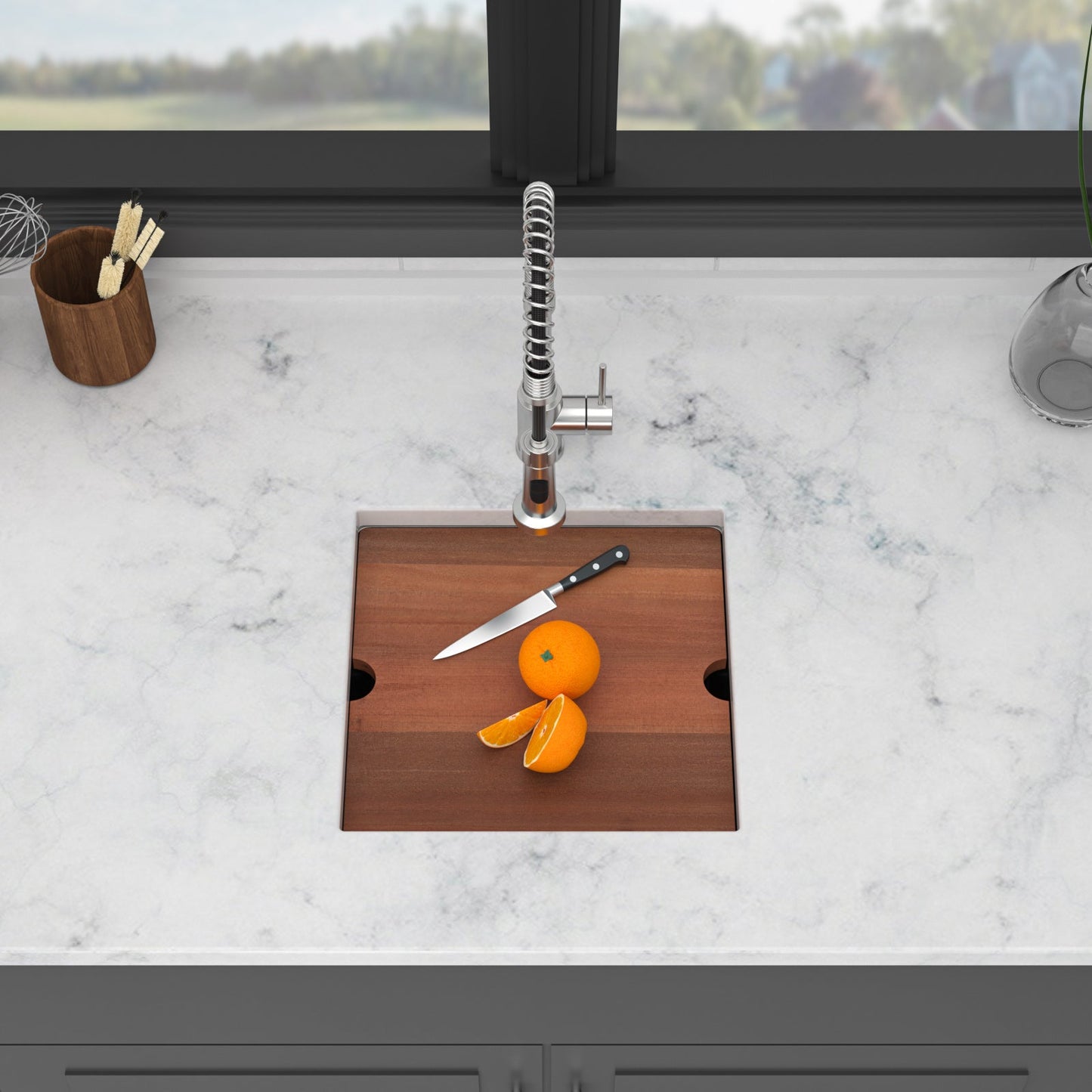 17" Undermount Kitchen Sink - Single Bowl