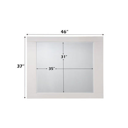 Naima II - Mirror - White High Gloss