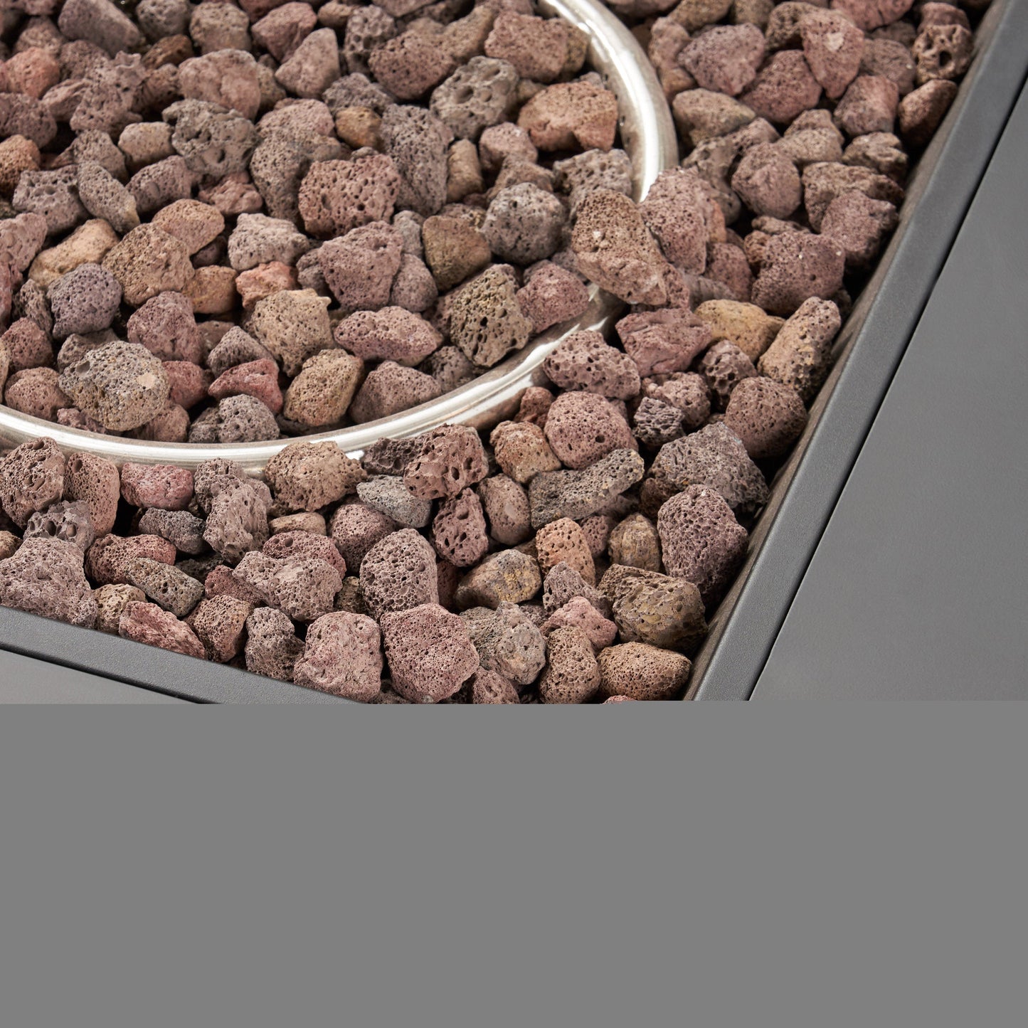 39'' Square Iron Fire Pit - 50,000 BTU