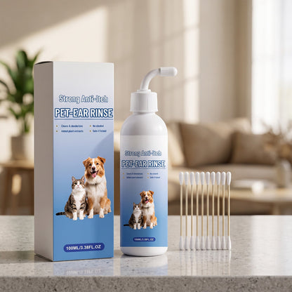 Pet Ear Cleaning Liquid Cat And Dog Ear Cleaning Liquid Gentle Cleaning Ear And Ear Canal Refreshing And Comfortable Daily Care