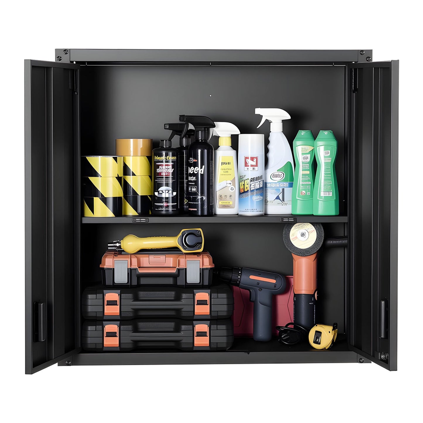 Metal Wall Cabinet 30W x 12.2D x 30H Inch