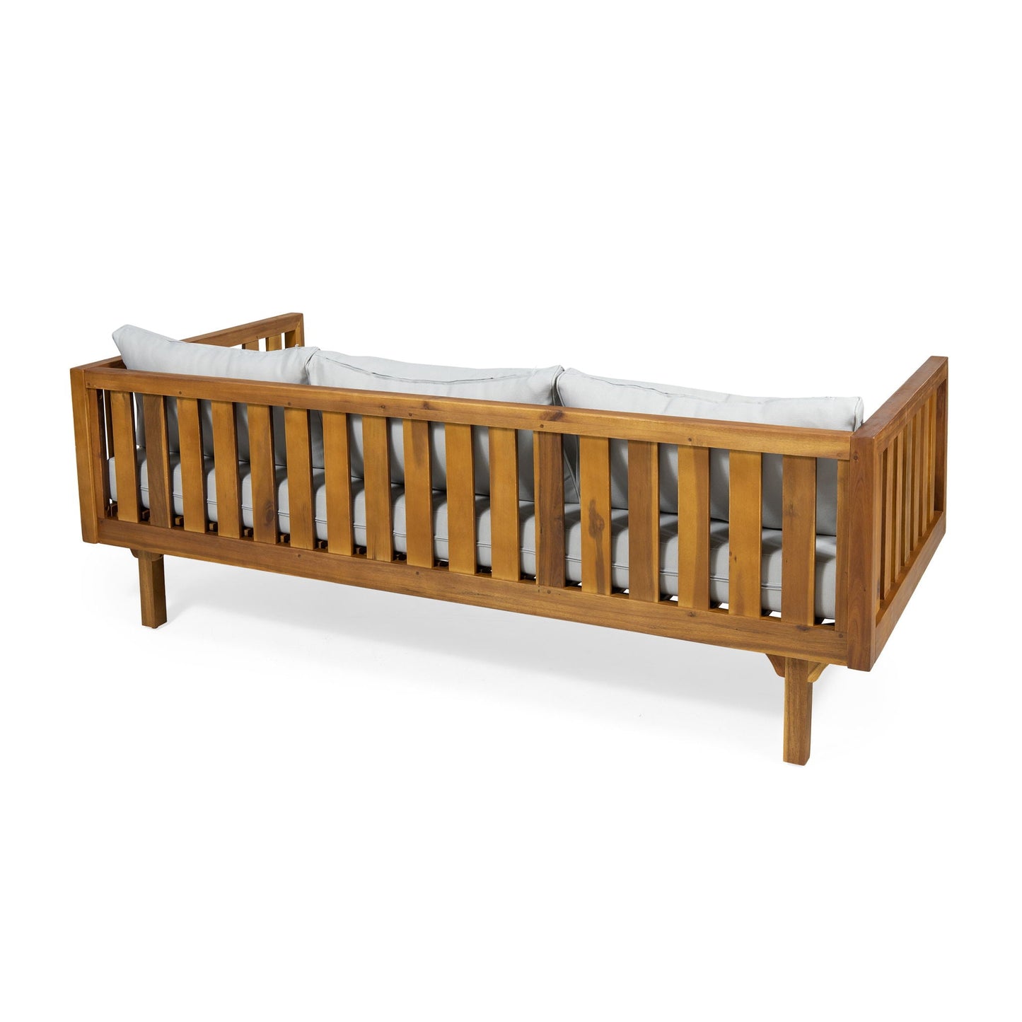 Claremont 3 Seater Daybed Teak Acacia Wood Water Resistant Cushions