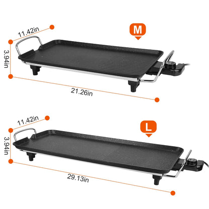 Electric Grill – Non-Stick Tabletop BBQ for Indoor/Outdoor Use