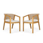 Patio Dining Chair (Set of 2) - Light Teak