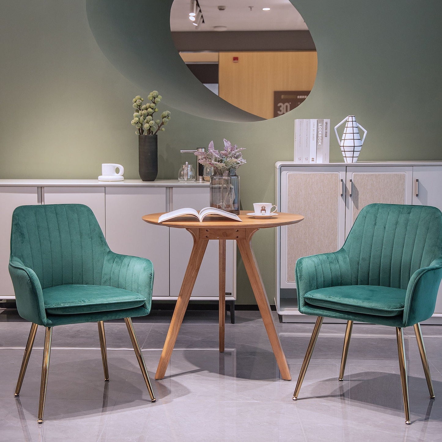 Modern Mid Back Dining Chairs
