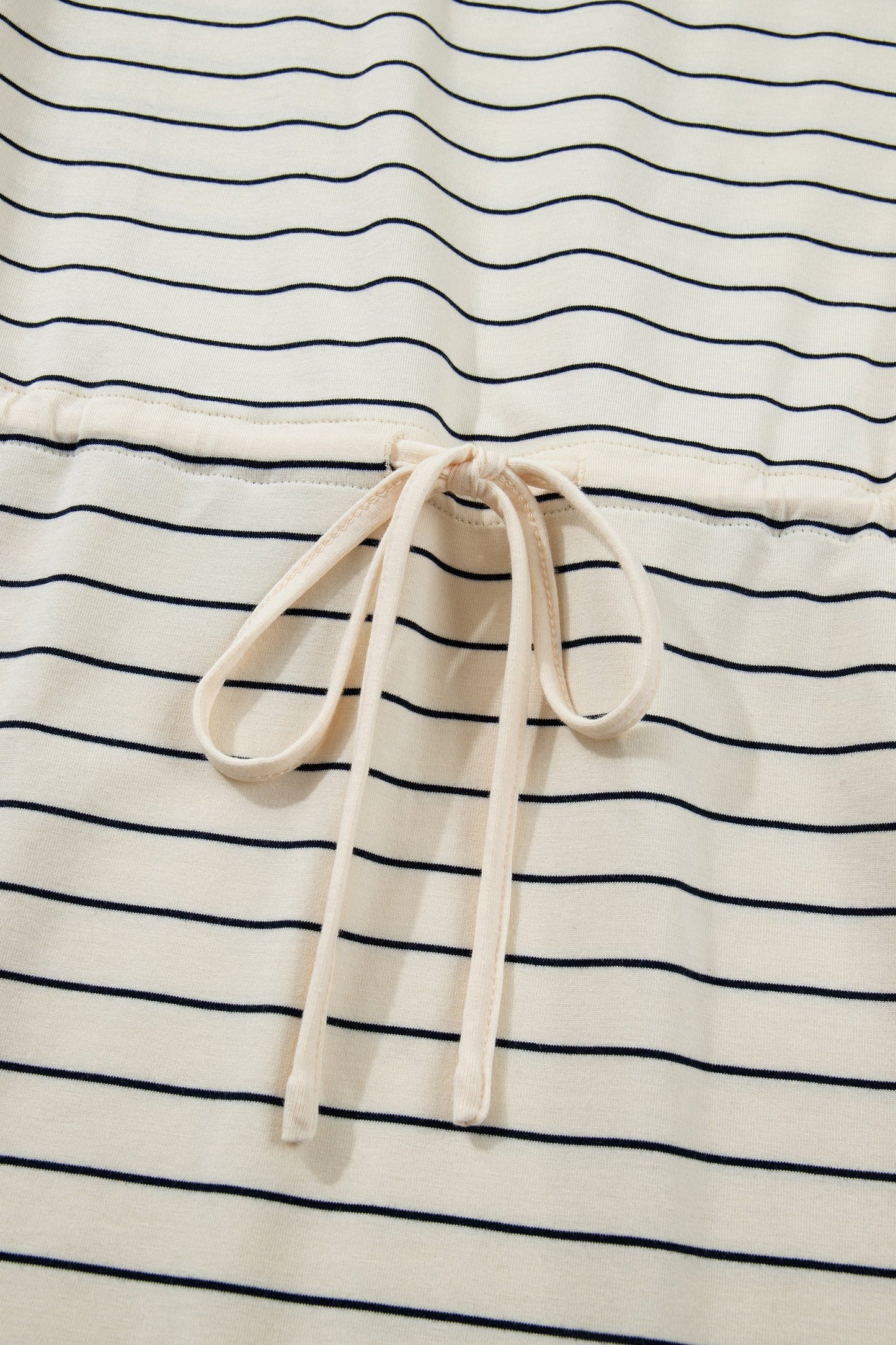Mabel Stripe Drawstring Tunic Tank