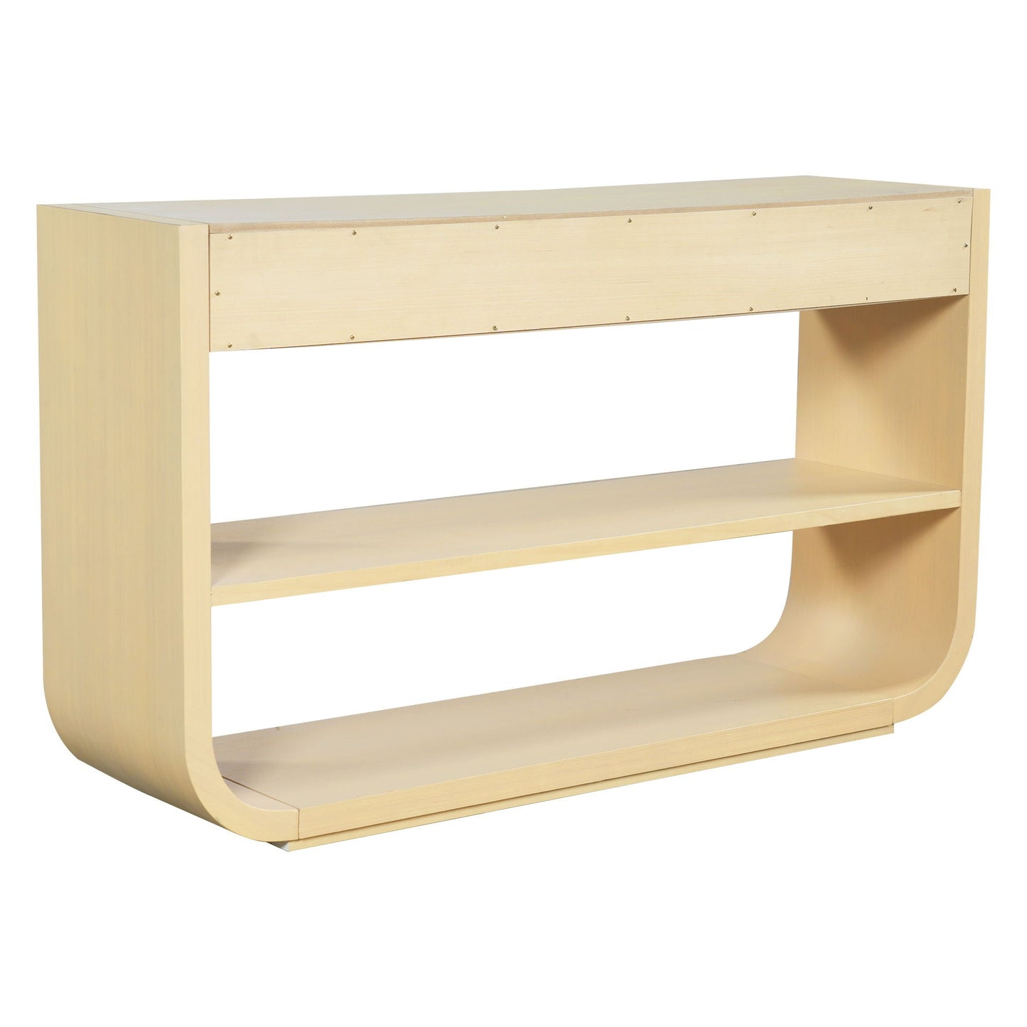 Console Table With 3 Soft Close Drawers & 2 Open Shelves