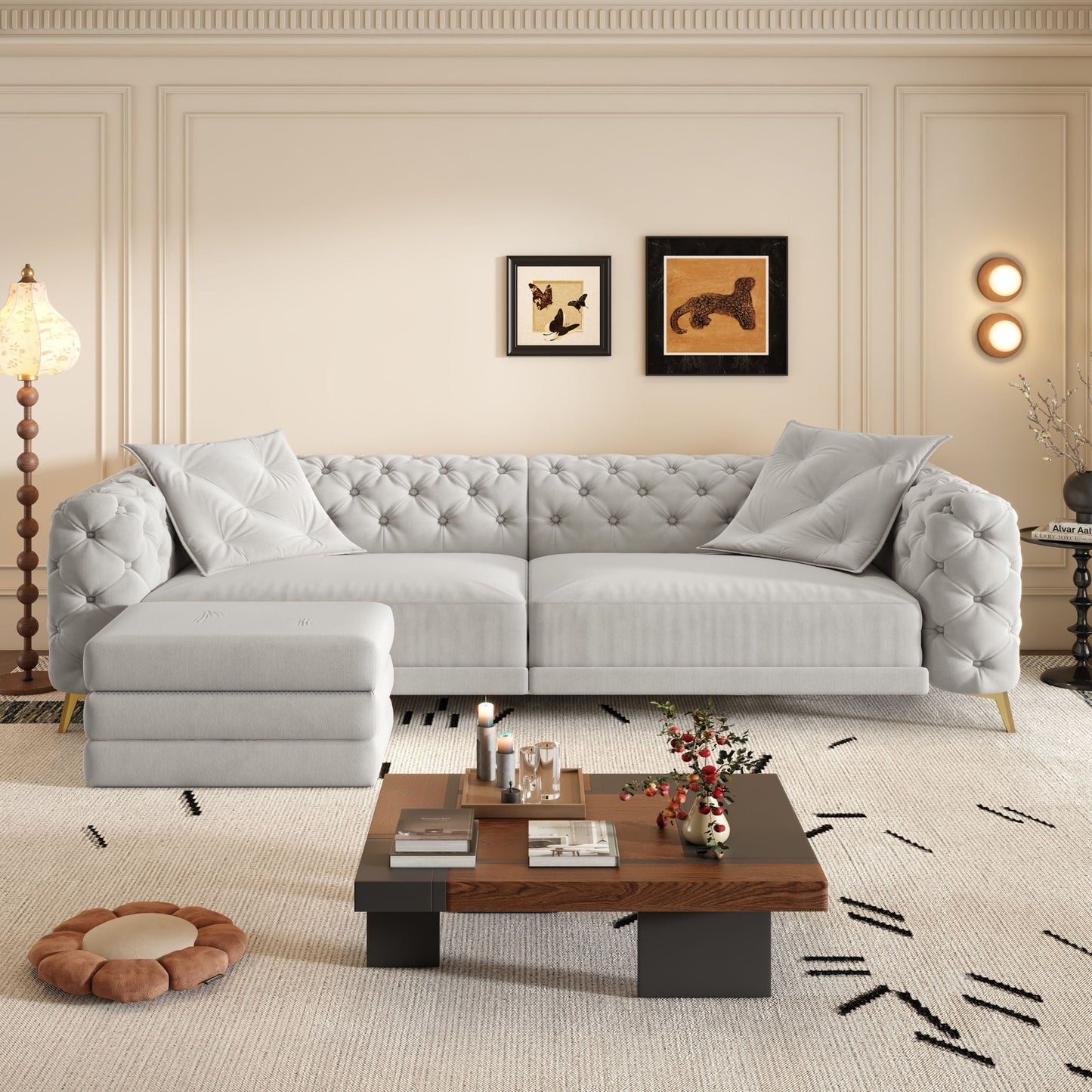 3-In-1 Convertible Sleeper Sofa