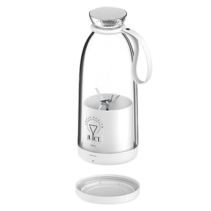 2-in-1 16.9OZ Portable Fruit Blender Electric Rechargeable Juice Cup for Shakes Smoothies Juice Personal Fruit Mixer with 6 Blades
