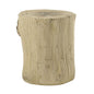 Gene Fiber Concrete Accent Table - Brown
