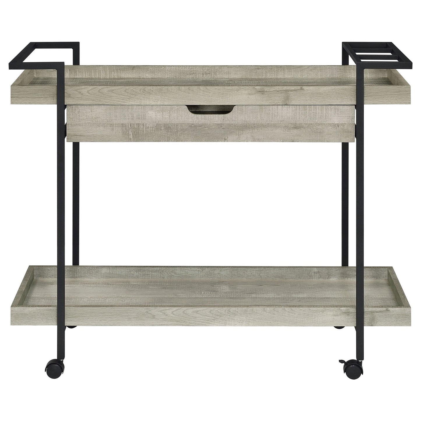 Begonia - 1 Drawer Cart - Driftwood