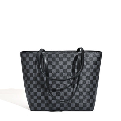 Light luxury oversized shopping bag, women's versatile portable tote bag, shoulder bag