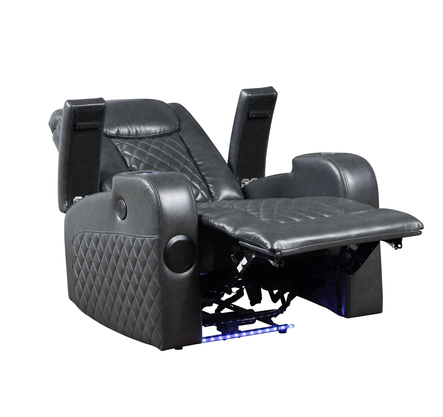Alair Leather Aire Power Motion Recliner with Bluetooth and Wireless Charger