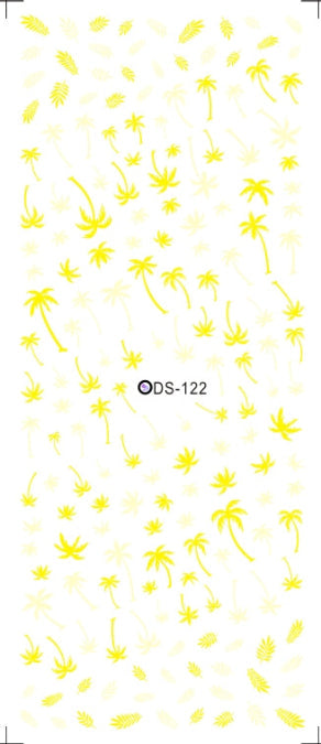 Watermark sticker decal nail sticker
