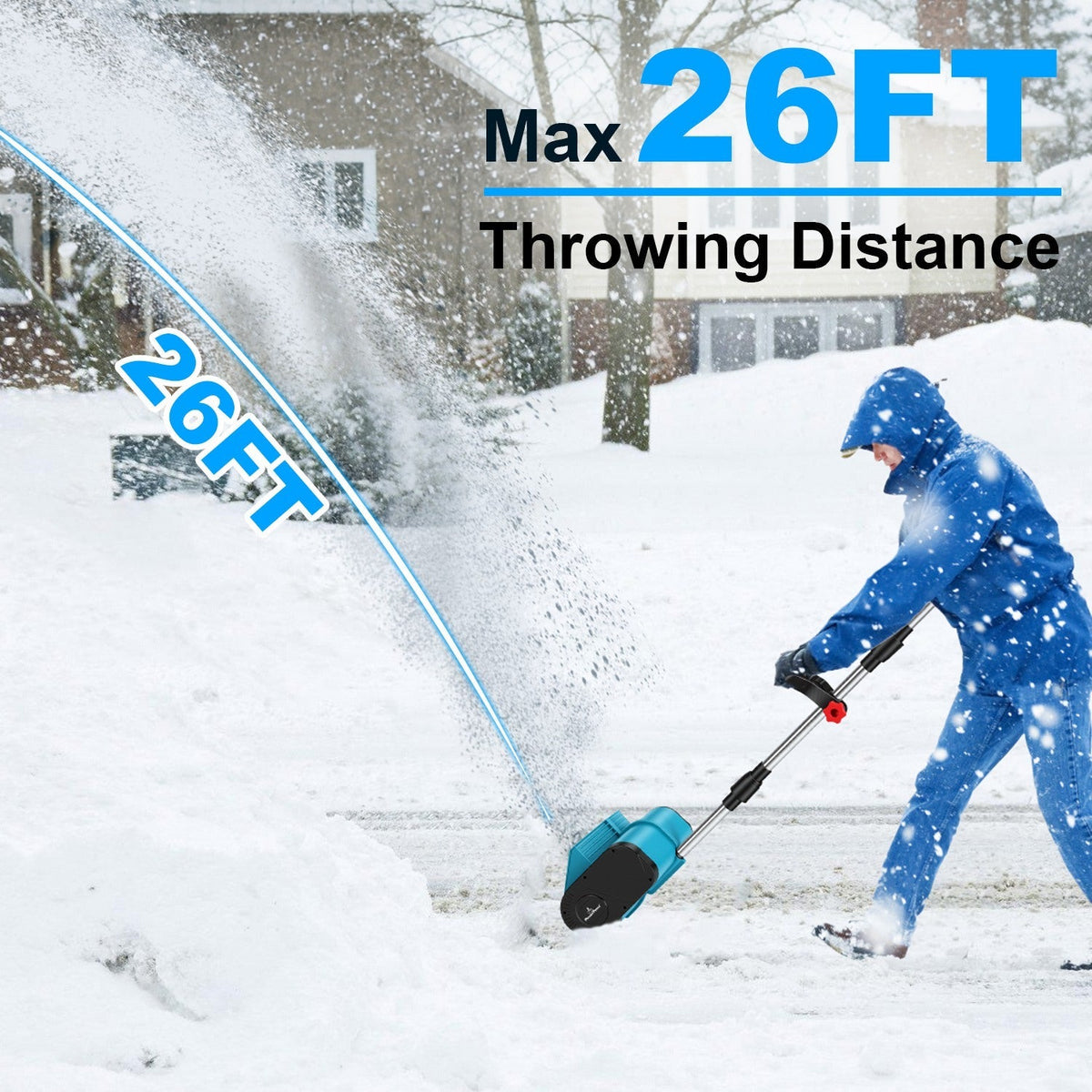 24V 180W Portable Car Heater & Fan | 2-in-1 Defroster/Defogger with 360° Rotating Base