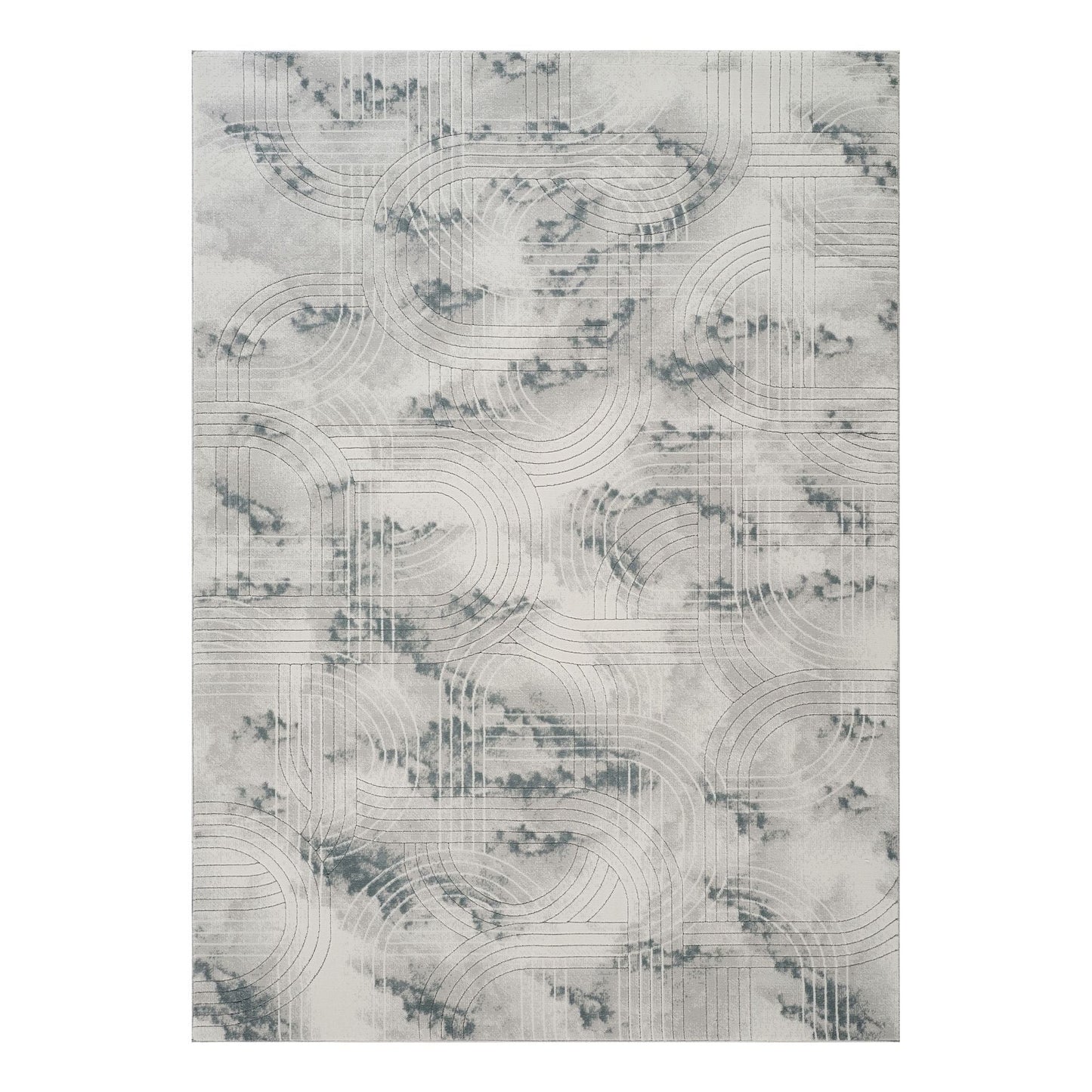 Geometrix - Area Rug With Geometric 3D Effect