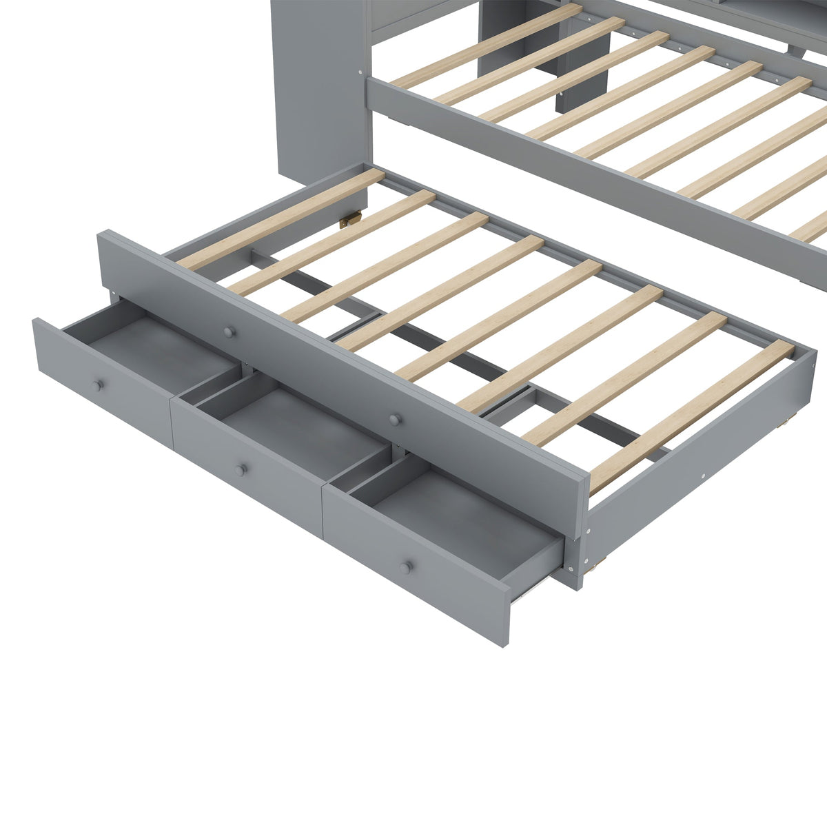 Twin Size Daybed with Trundle and Storage