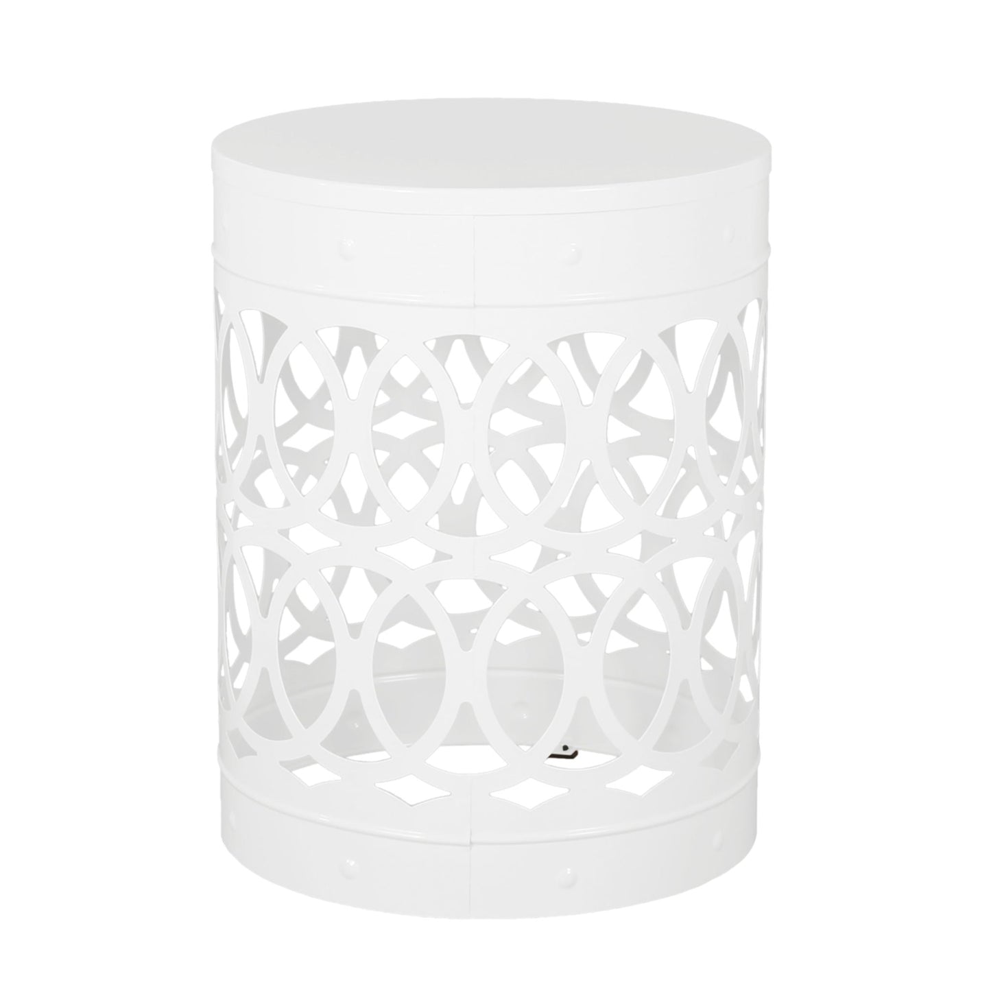 Outdoor Metal Side Table Set of 2
