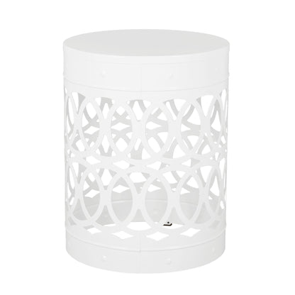 Outdoor Metal Side Table Set of 2
