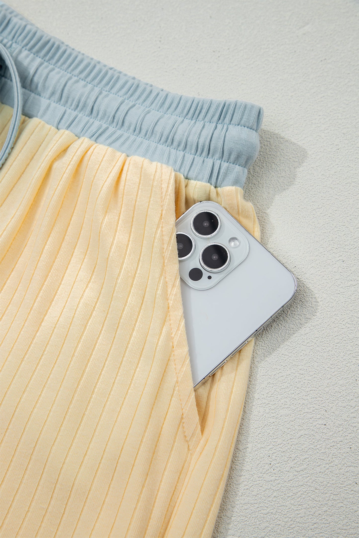 Sunny Trim Casual Short Set