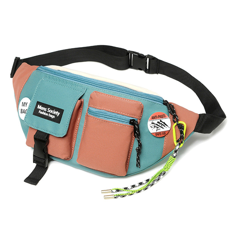 Men's Casual Crossbody Sports Canvas Waist Bag
