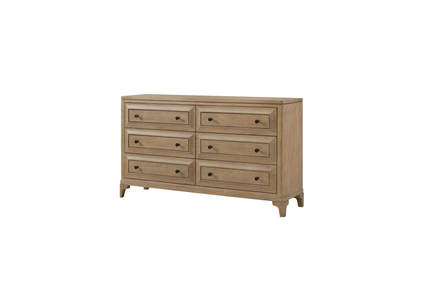 Queen Canopy Bedroom Set With A 2 Drawer Nightstand A Dresser With Poster Mirror And A Door Chest - Sand